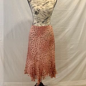 Vintage Dana Buchman Pink Cheetah Prink Skirt